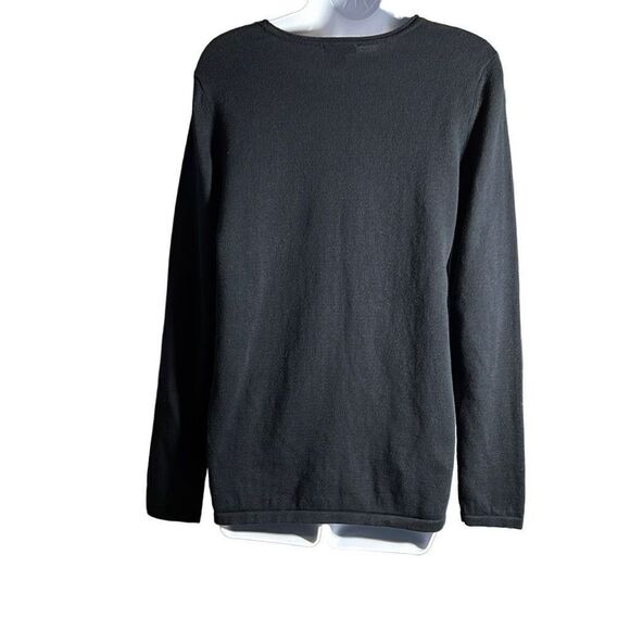 J. Jill plaid wool front accent sweater size S - Picture 3 of 7